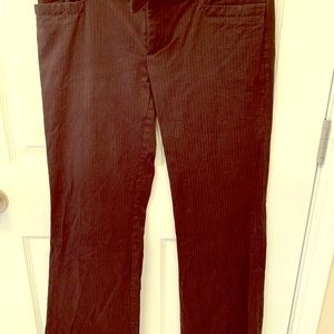BANANA REPUBLIC. Martin Fit dark brown slacks